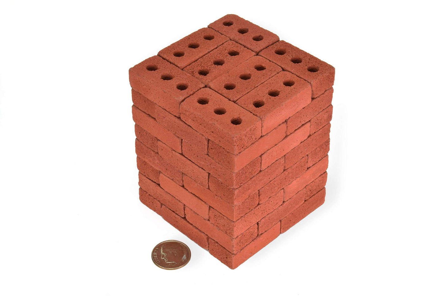 Acacia Grove Mini Red Bricks, 1:6 Scale