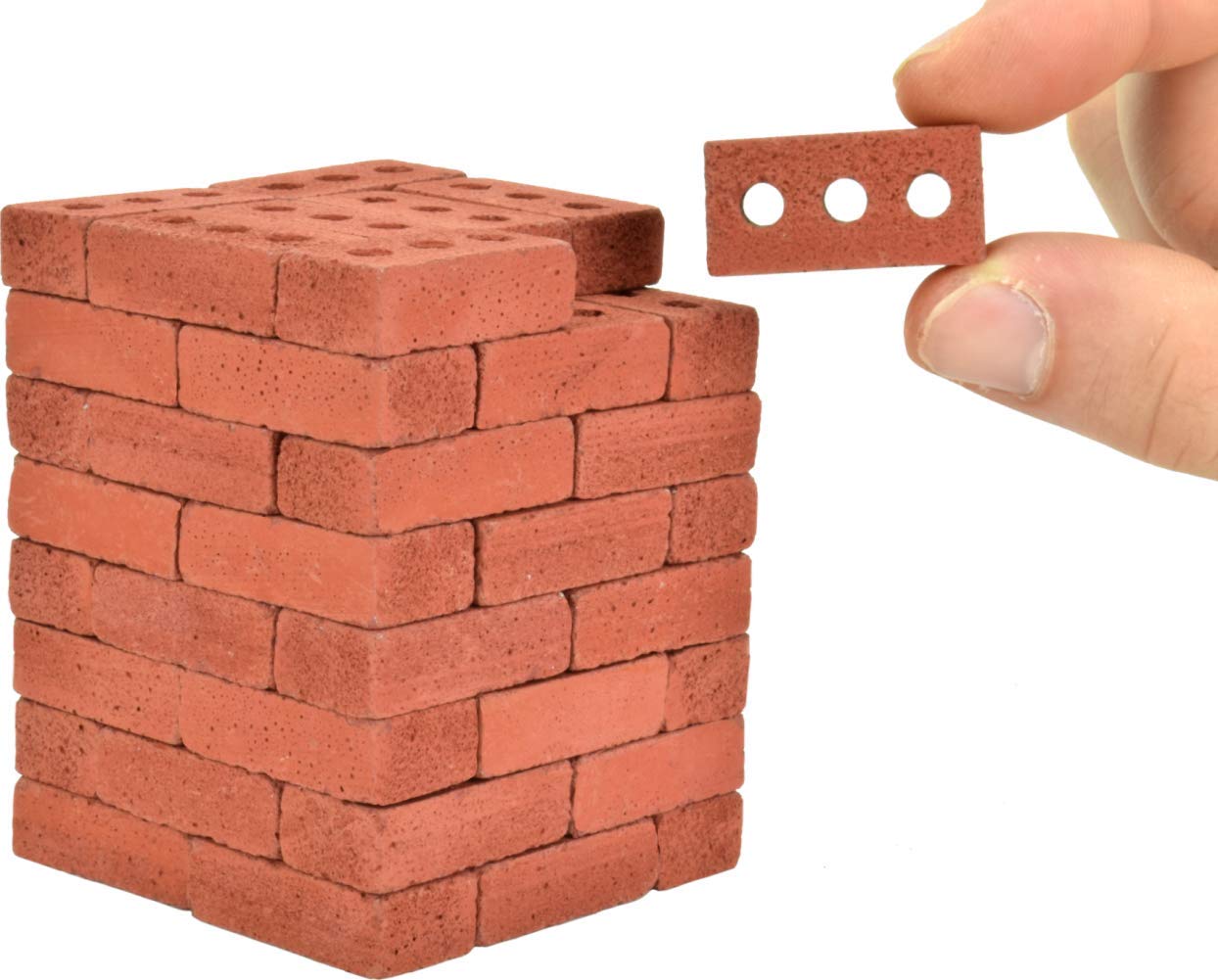 Acacia Grove Mini Red Bricks, 1:6 Scale
