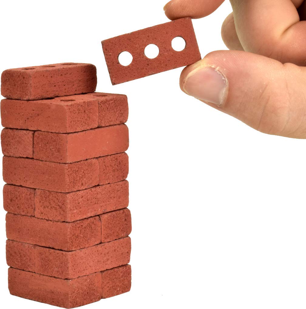 Acacia Grove Mini Red Bricks, 1:6 Scale