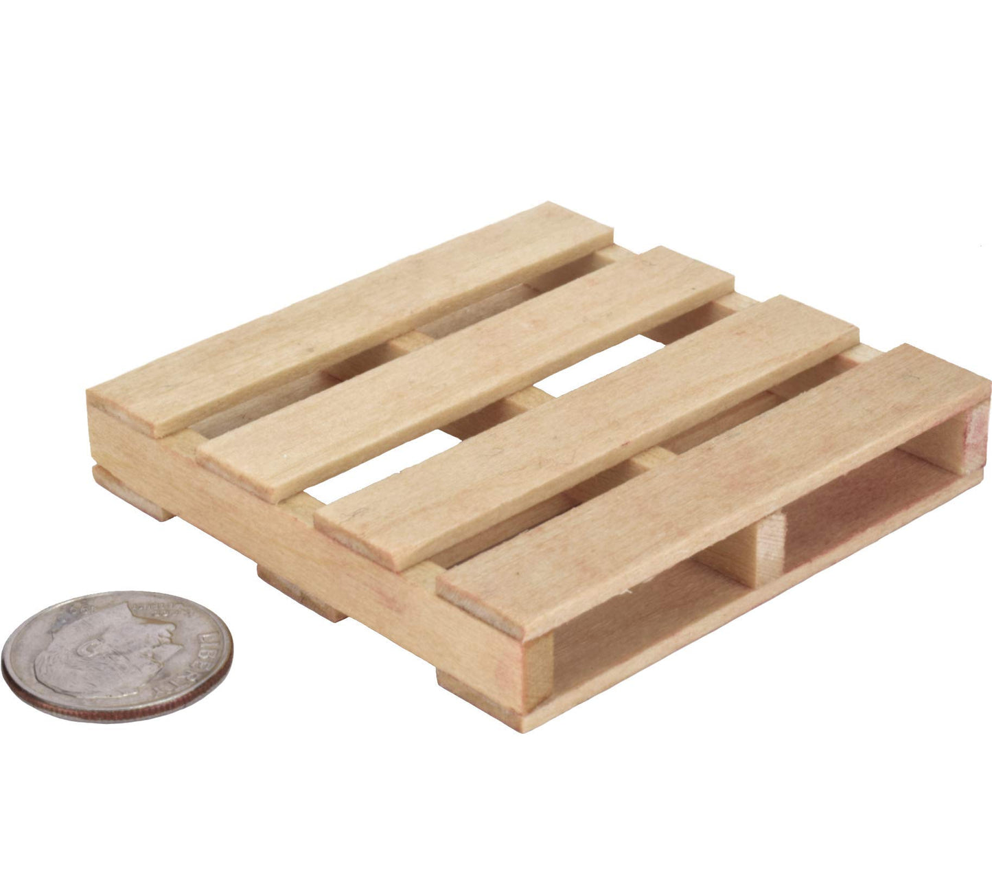 Acacia Grove Mini Red Bricks with Pallet, 100 Pack, 1/12 Scale