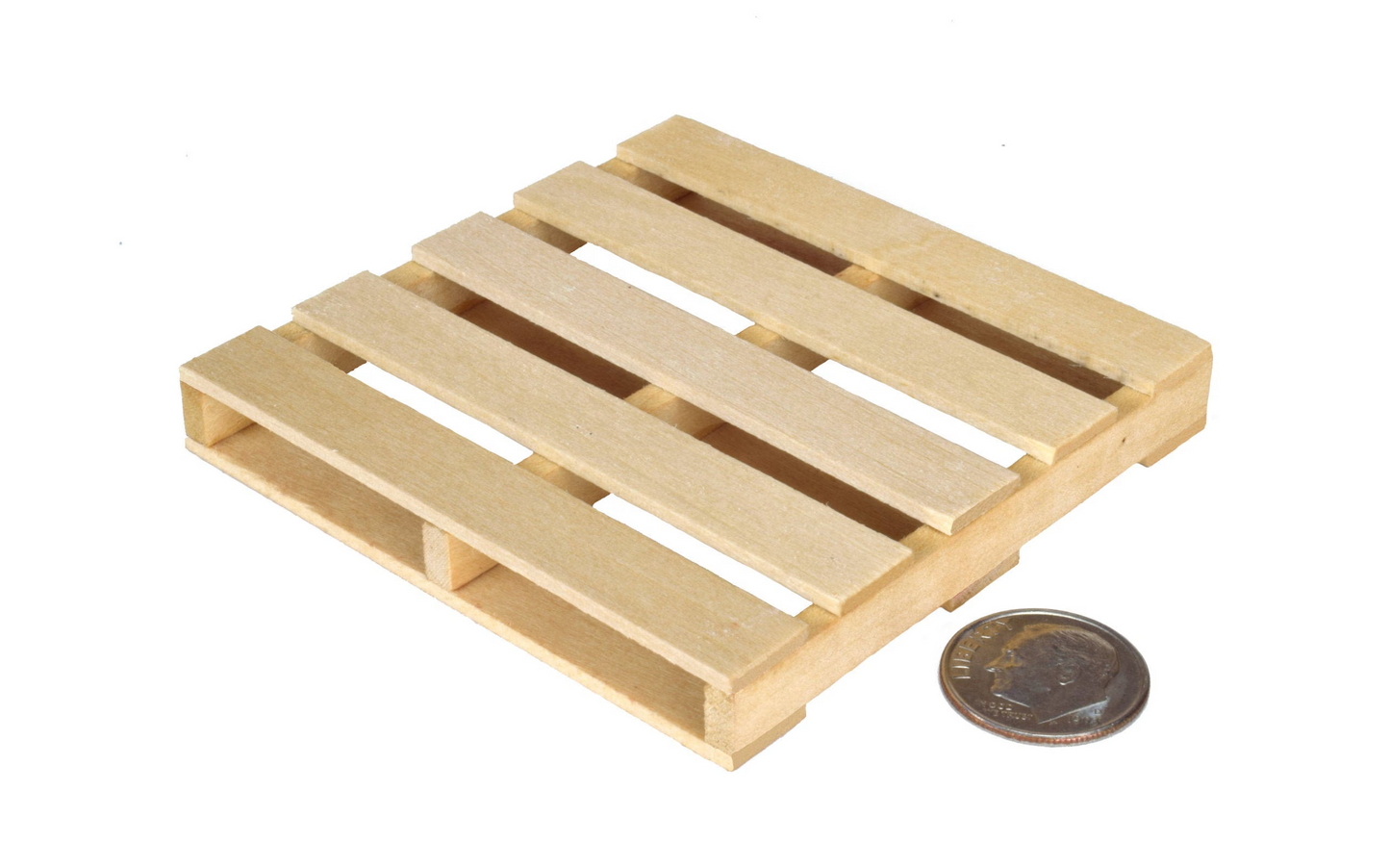 Miniature Pallet - Premium Quality - Perfect for Dioramas, Gifts for Men, Desk Toy, Dollhouses