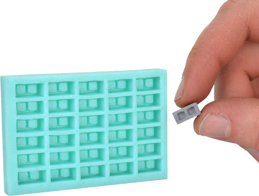 Acacia Grove Miniature Cinder Block Mold, Silicone Rubber (1:35 Scale)