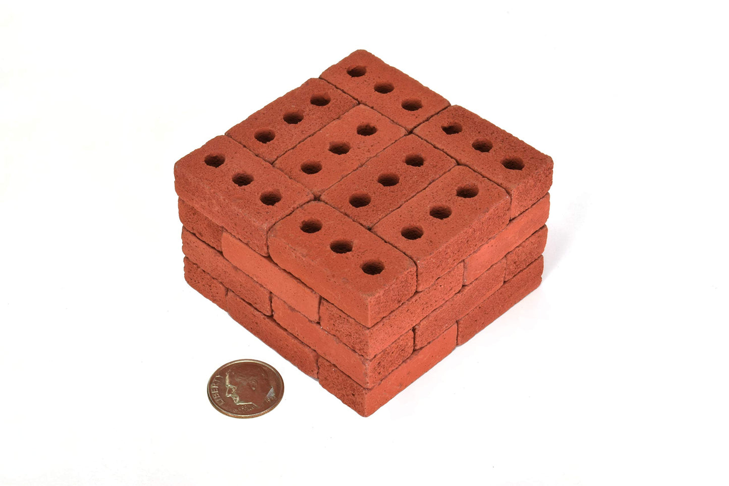 Acacia Grove Mini Red Bricks, 1:6 Scale