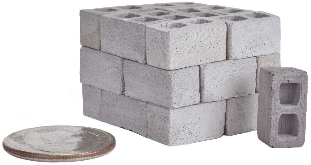 Acacia Grove Miniature Cinder Block Mold, Silicone Rubber (1:35 Scale)